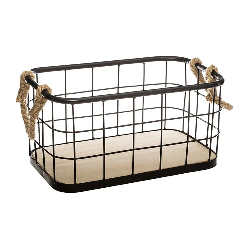 Caisses en bois Austin Noir - 3pcs-2