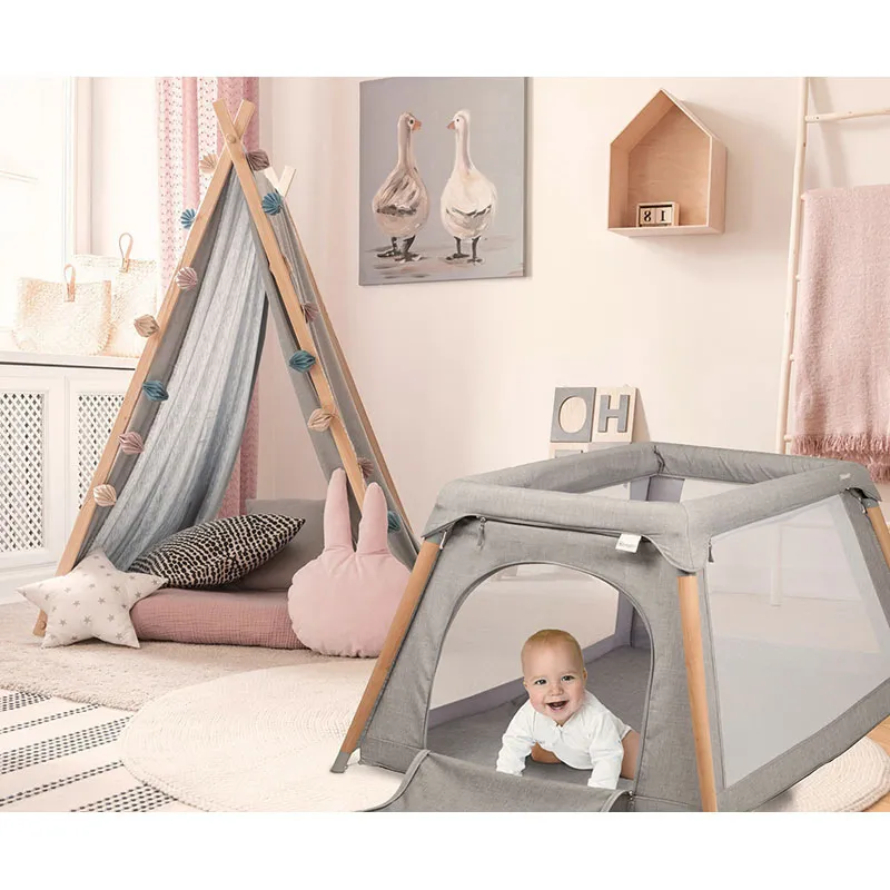 Lit parapluie Groovy Gris - 0m+-11