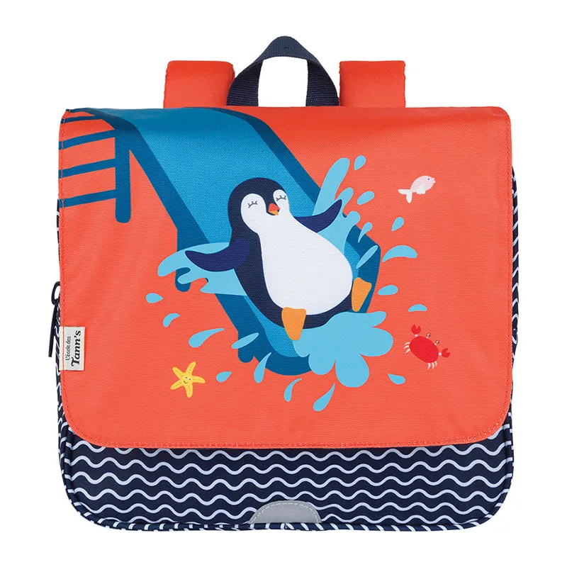 Cartable souple Jeux d'enfants - Orange-4