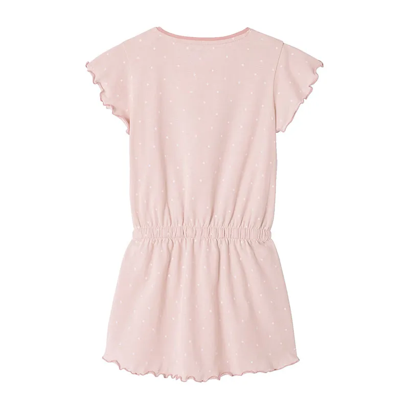 Chemise de nuit fille licorne - Rose Pâle-1