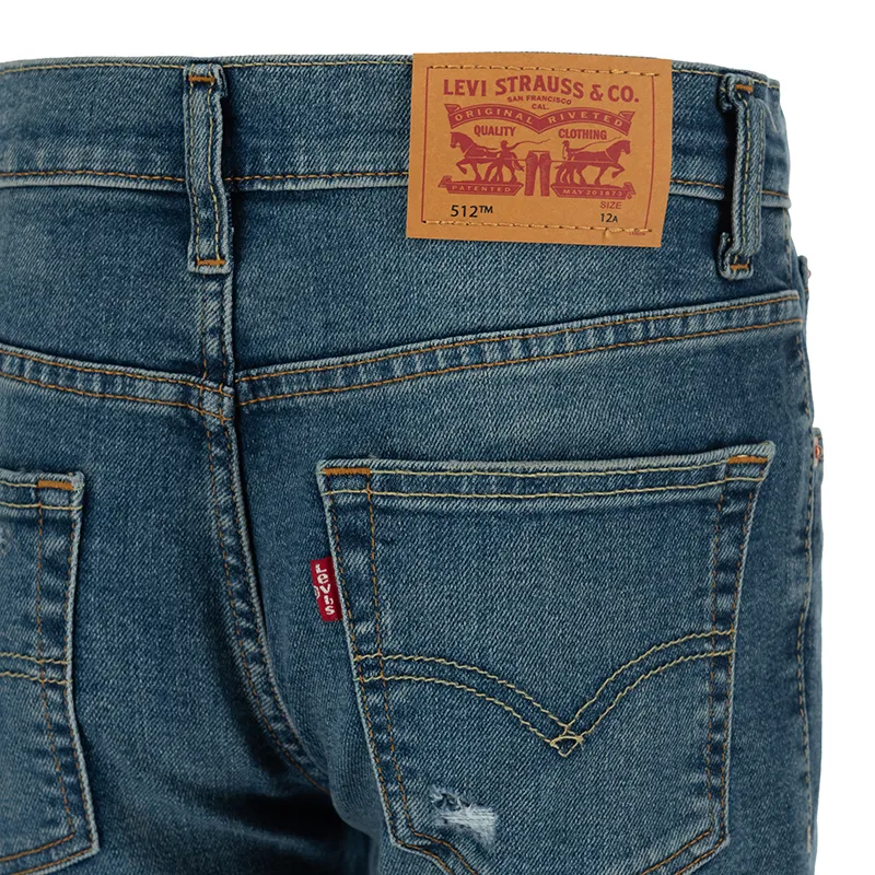 Jean Junior Slim 512 - Kobain W/O Raw Hem-3