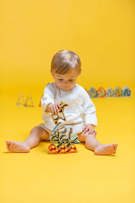 4 Animaux Silicone Pastel - 0m+-9