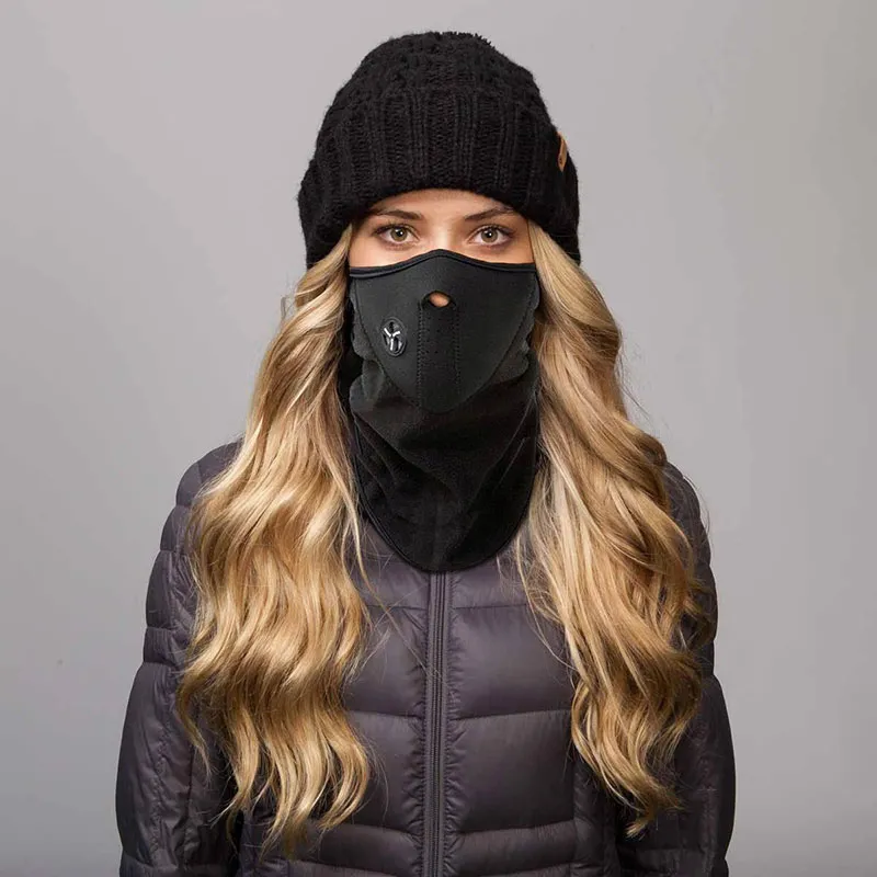Masque polaire anti-froid Noir - 12x12x2cm-5