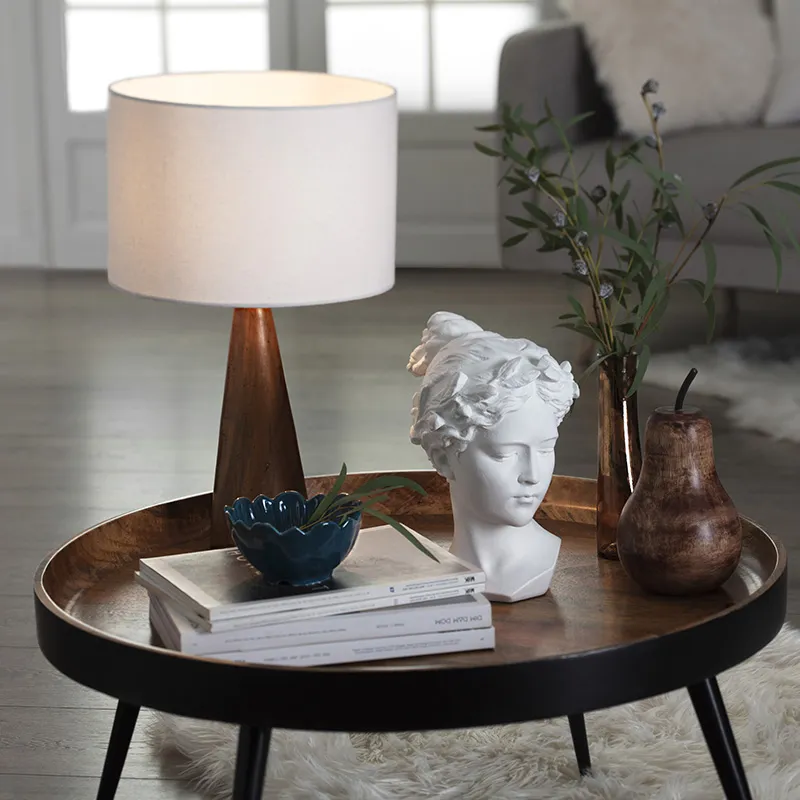 Lampe Aina bois - 28x46cm-1