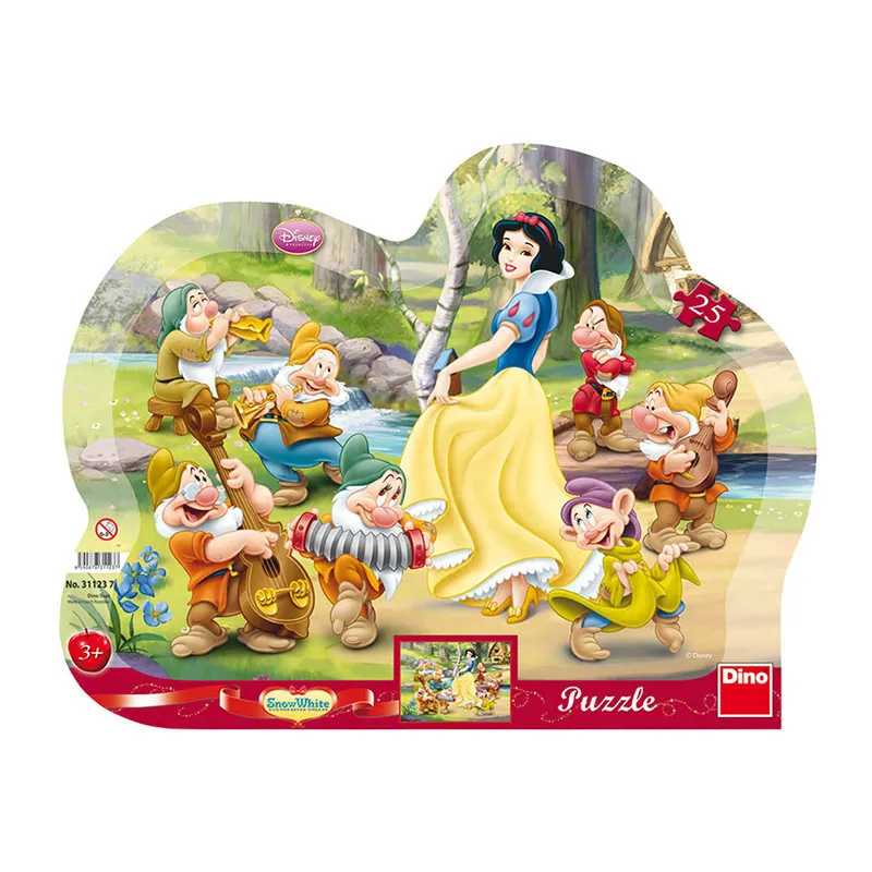 Puzzle 25pcs Blanche-neige et les 7 nains - 36m+-0