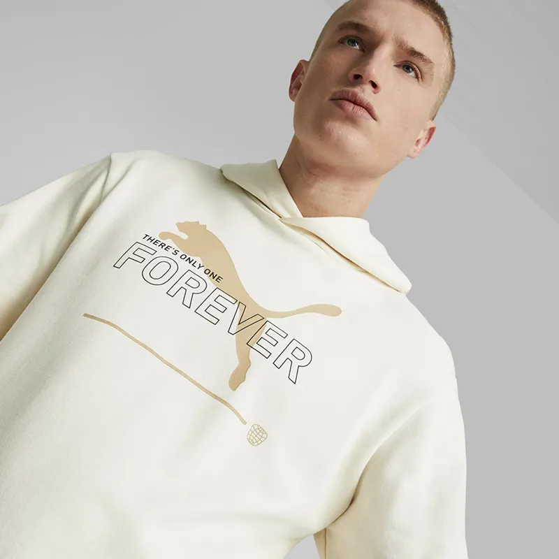 Sweat à capuche Homme Essential Puma - Beige-3