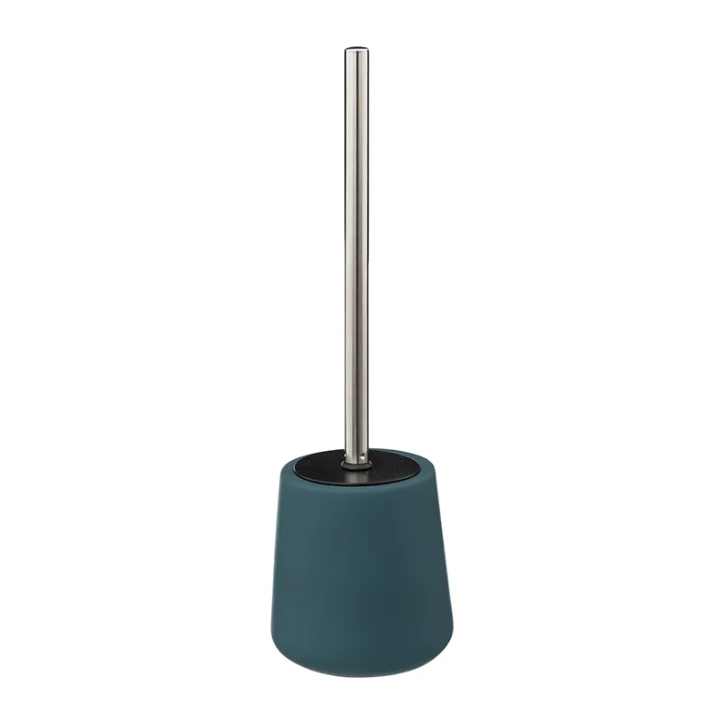 Brosse WC Colorama avec support Bleu pétrole - ø12x40cm-0