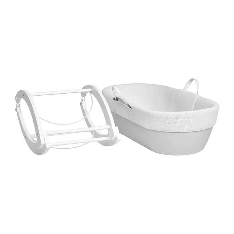 Couffin avec support Gris/Blanc - 0m+-7