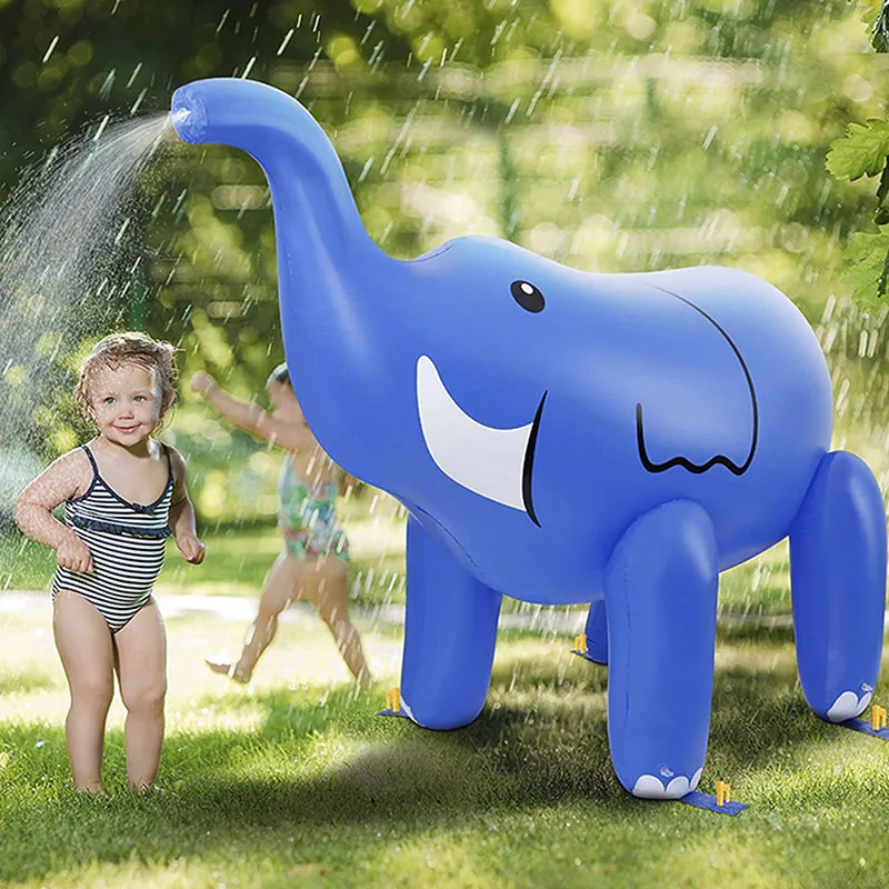 Éléphant gonflable géant arroseur d'eau - 220x160cm-1