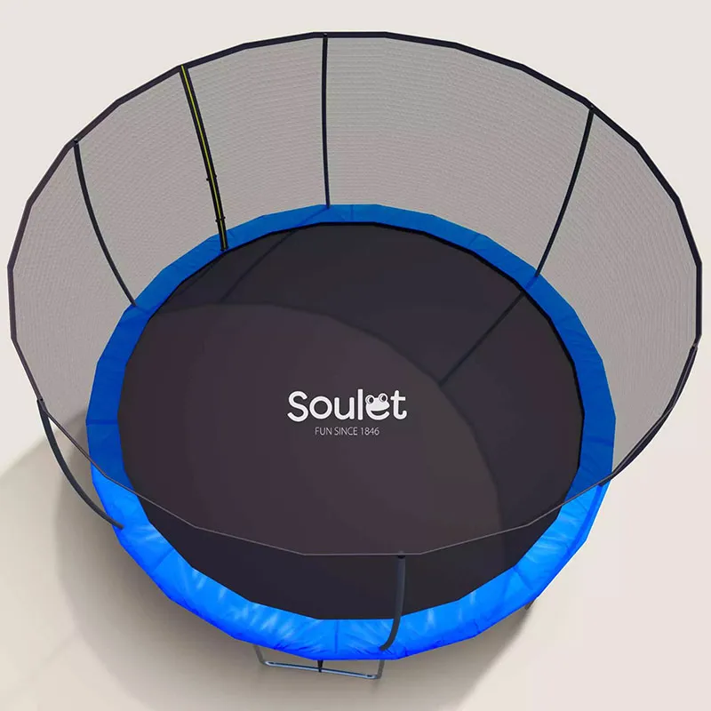 Trampoline avec filet et échelle - 4,27m-2