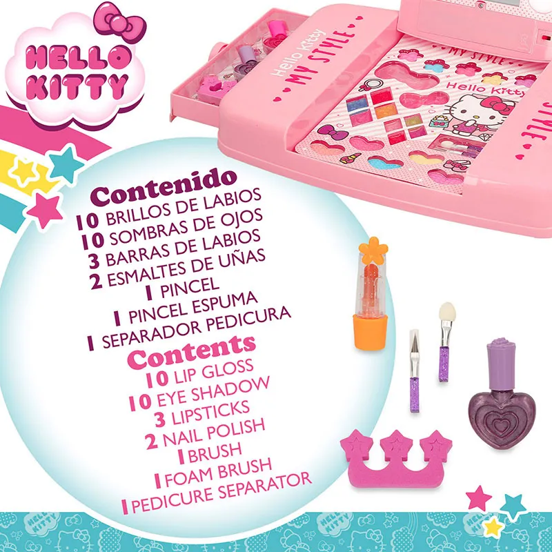 Kit de maquillage Hello Kitty 28pcs - 5+-5