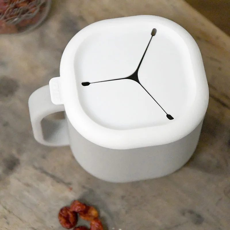 Tasse à goûter Pick N Snack Gris Velours - 460ml-3