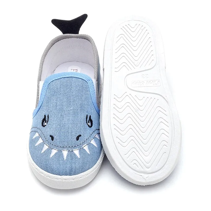 Sneakers Requin 3D - Bleu-3