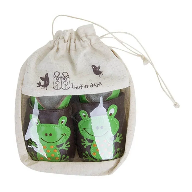 Chaussons cuir Grenouille-2