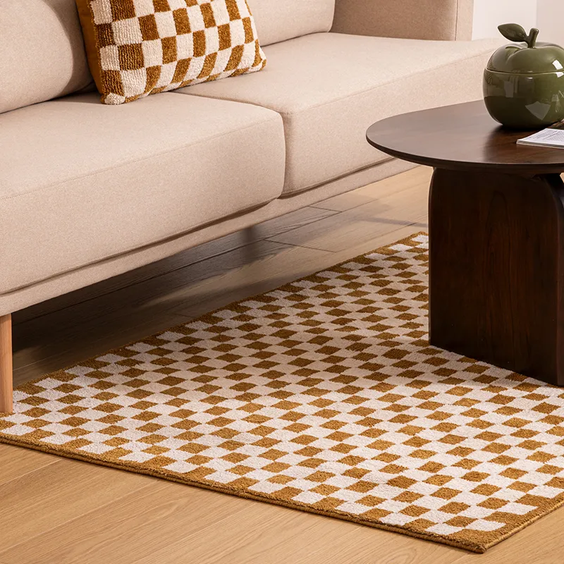 Tapis damier Tufté Family corner - 118x170cm-4