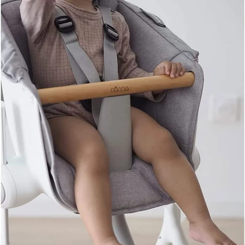 Coussin d'assise chaise haute Grise - 6m+-3