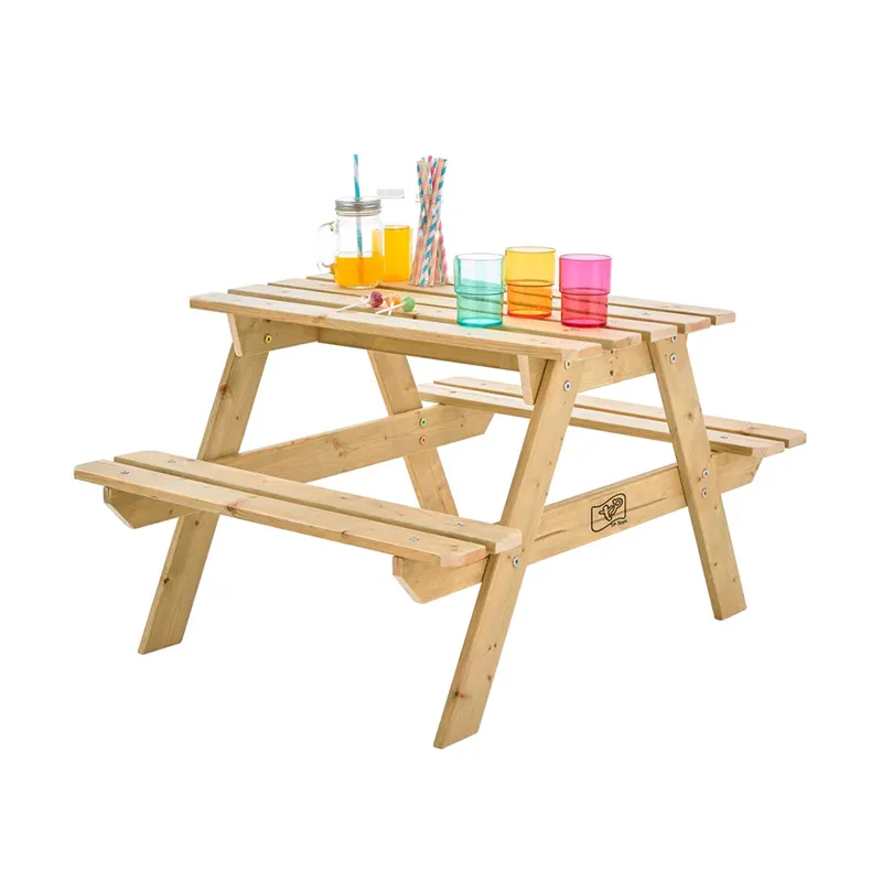 Table de pique-nique Forestiere bois - 90x70x50cm-2