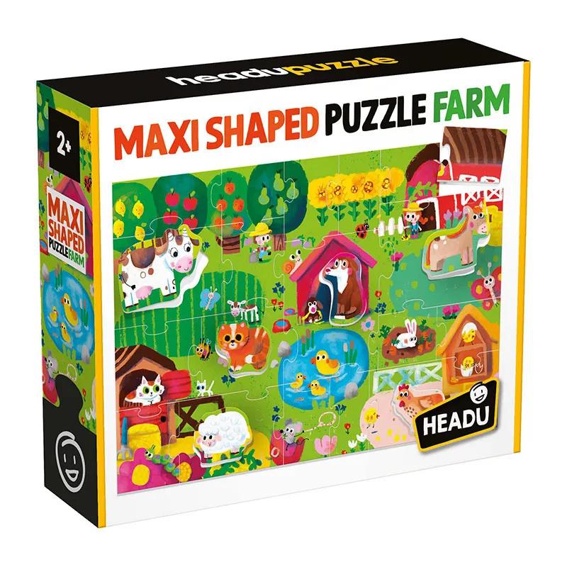Puzzle à formes Ferme 25pcs - 24m+-0