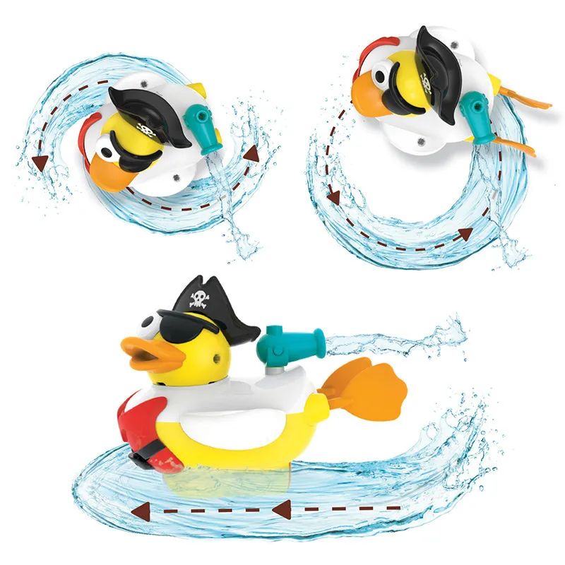 Jouet de bain Canard Pirate Jet Duck - 24m+-5