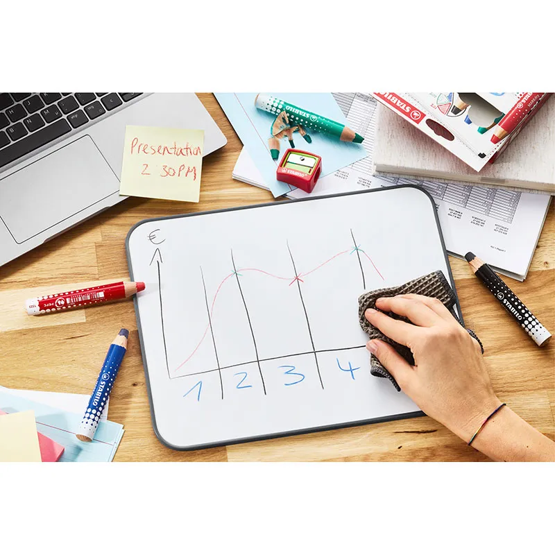 Coffret Marqueurs Markdry Bleu + 2 taille-crayon- 30pcs-2