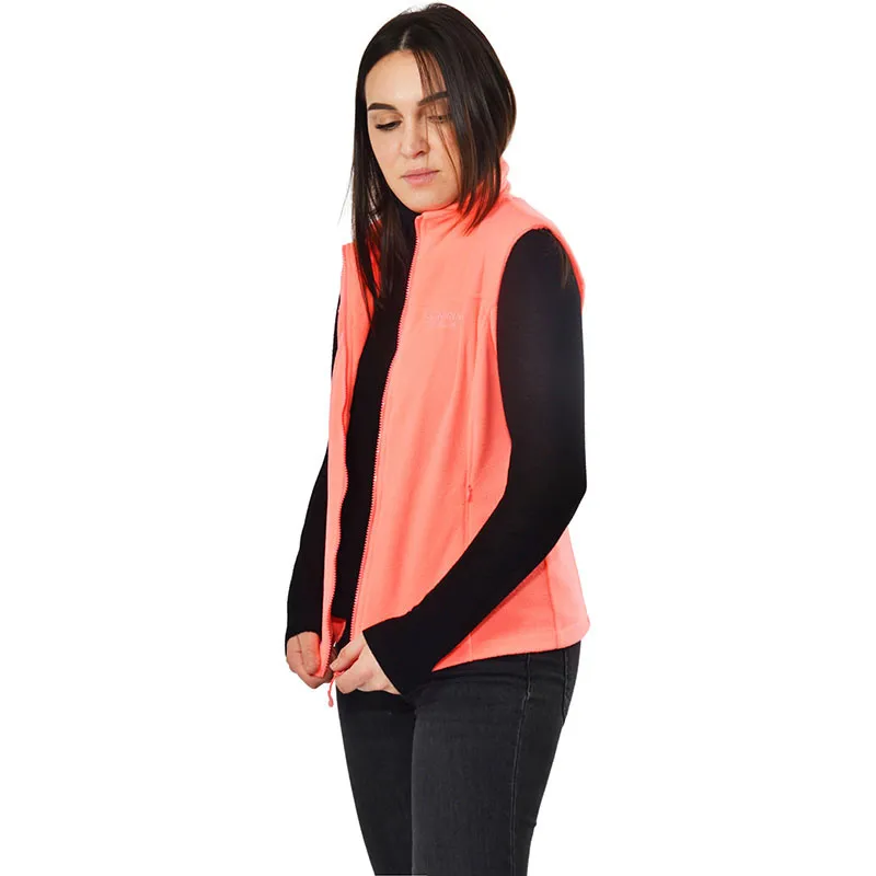 Veste polaire sans manches Vera Femme - Corail-1