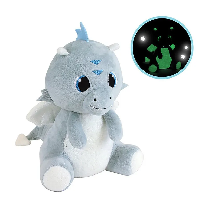 Peluche lumineuse 21cm Léon le Dragon - 0m+-0