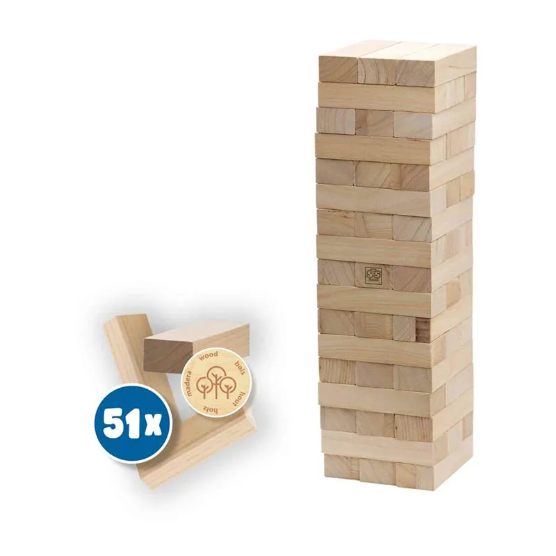 Jeu d'exterieur Tour à empiler XXL - 5+-2