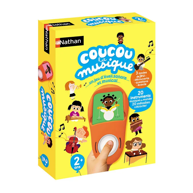 Jeu d'éveil sonore Coucou la musique 21pcs - 24m+-2