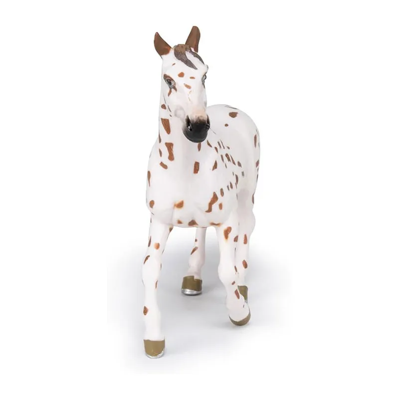 Jument appaloosa brune  - 13x4x9 cm-3