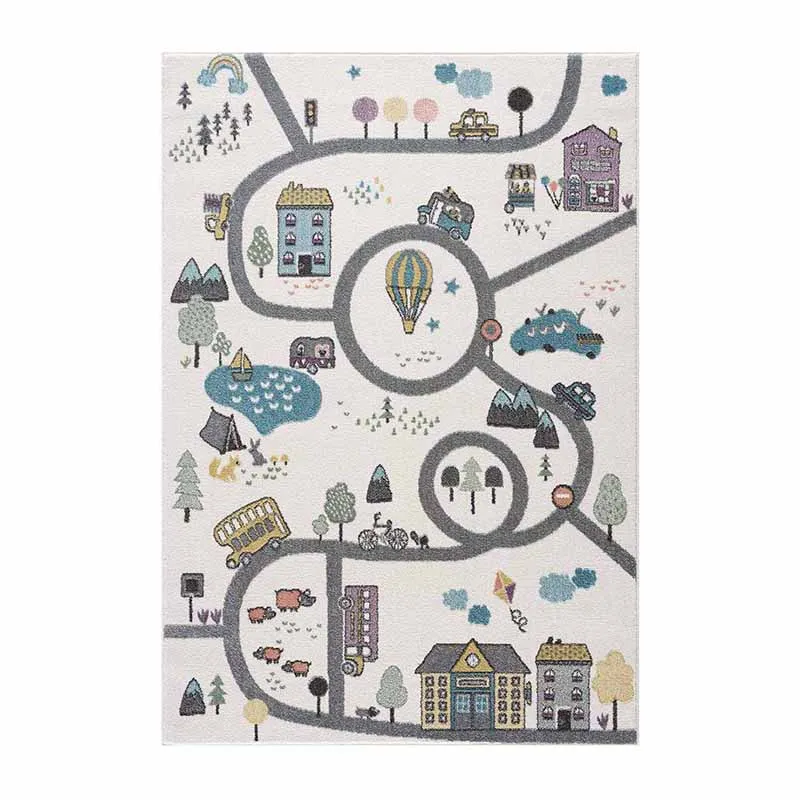 Tapis Anime Village Multico. - Plusieurs dim. dispos-0