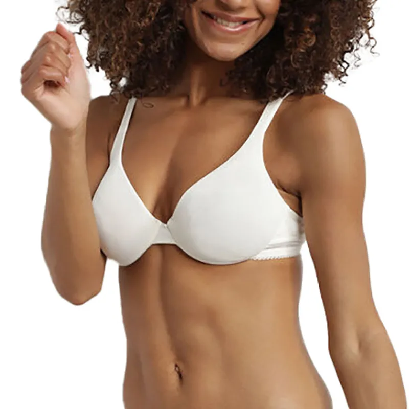 2 Soutien-gorge corbeille Invisifree Femme - Skin/Nacre-3