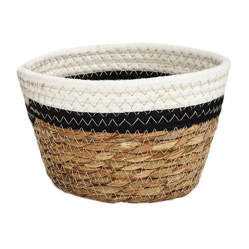 Paniers de rangement Marron/Blanc - 3pcs-4