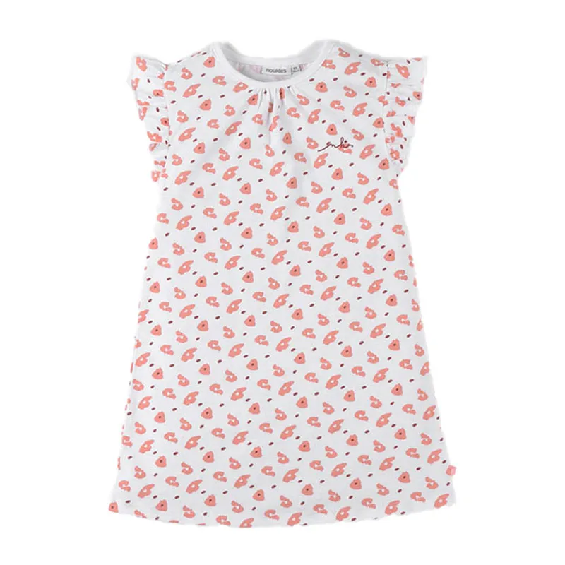 Robe de chambre Léopard - Blanc/Rose-0