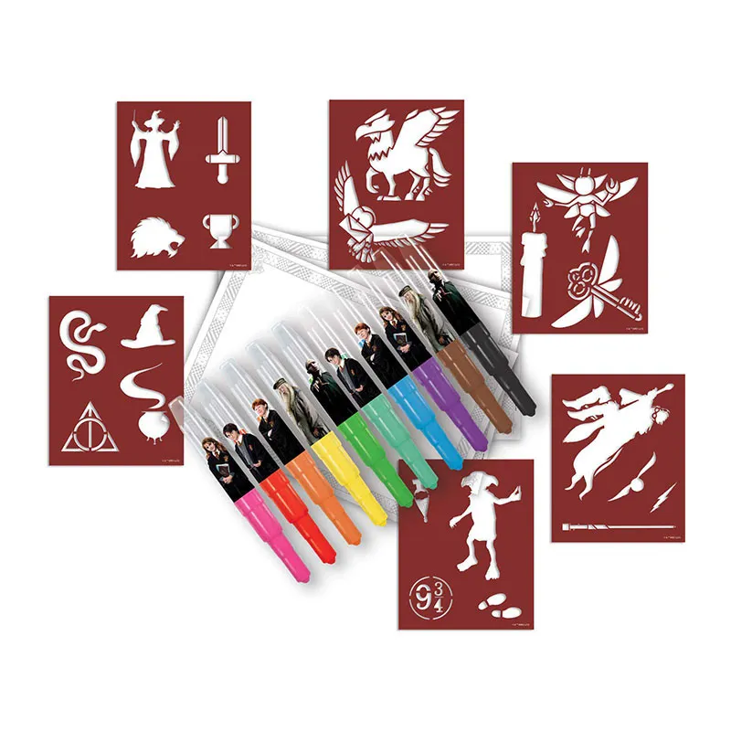 Kit Feutres aérographes Harry Potter 17pcs - 36m+-1