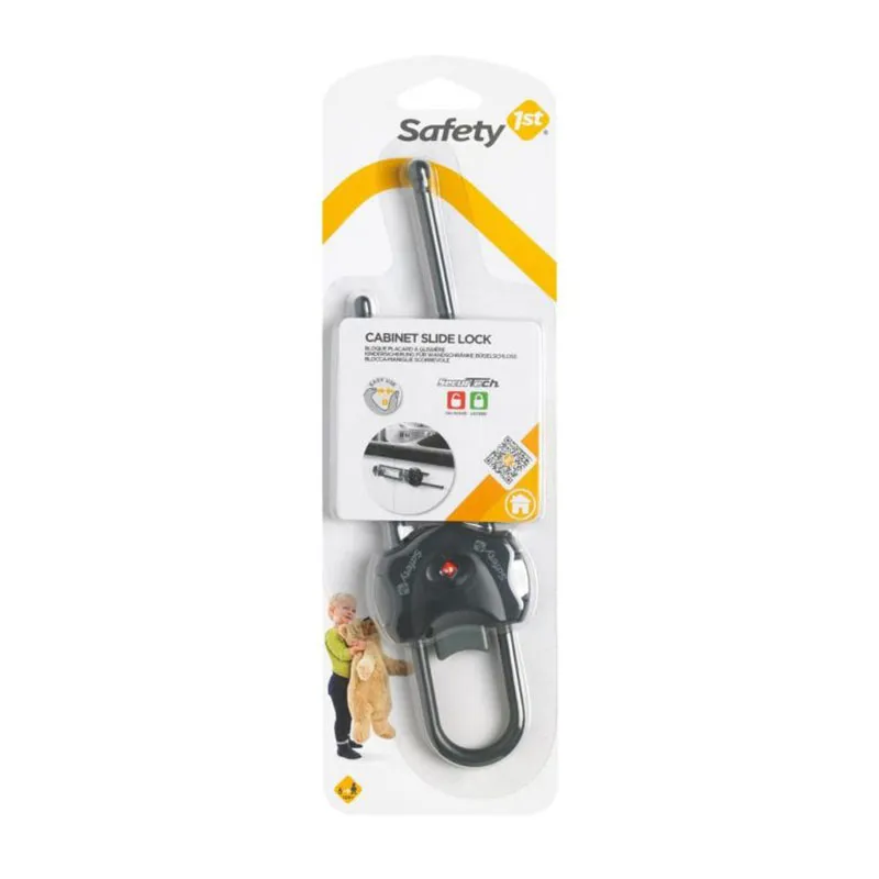 Verrou coulissant pour placard - Gris-2