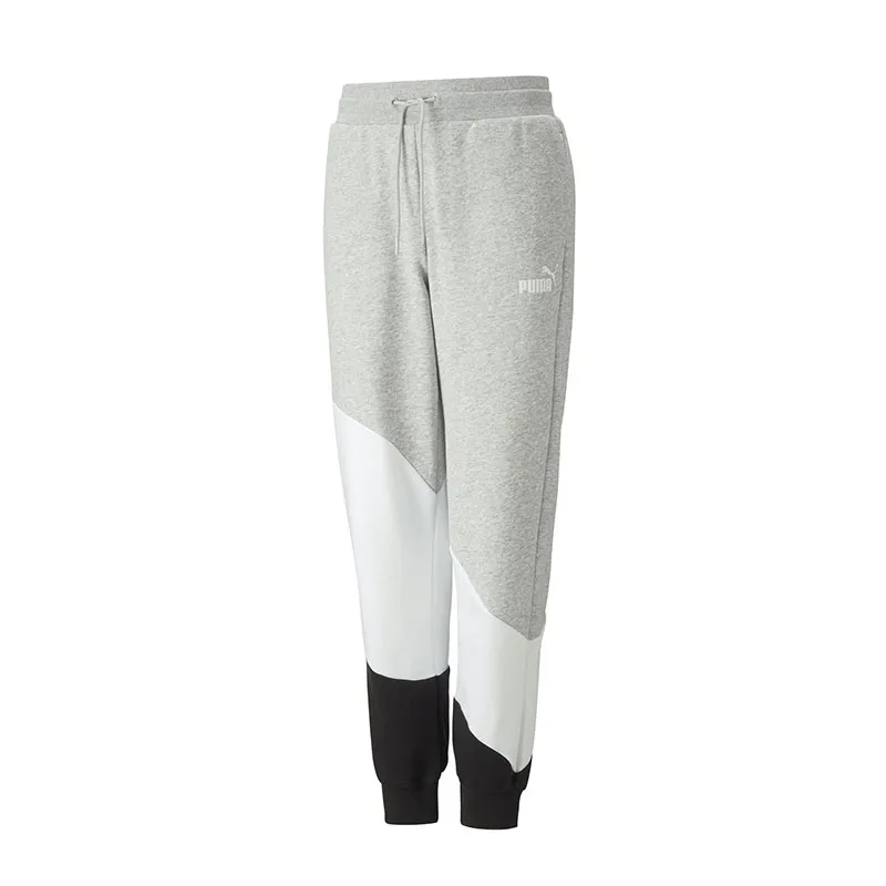 Jogging Fille Power Colorblock Puma - Gris/Blanc/Noir-0