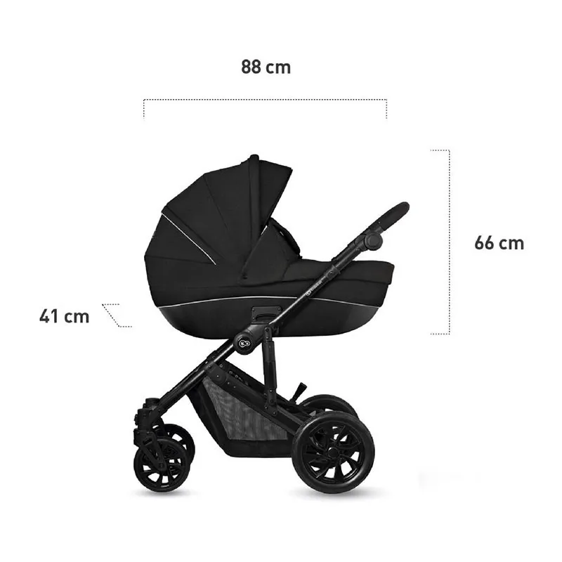 Duo Poussette Prime Lite + Nacelle + Acces. Anthracite - 0m+-13