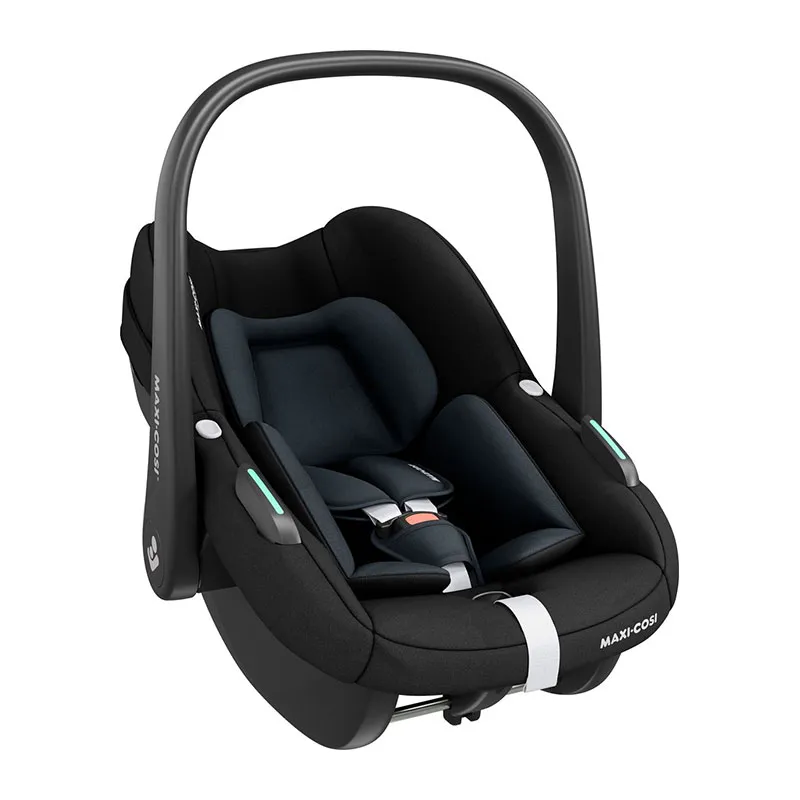 Trio Poussette Compacte Street + Cosi Pebble S + Nacelle Oria + Adaptateurs Black/Red - 0m+-8