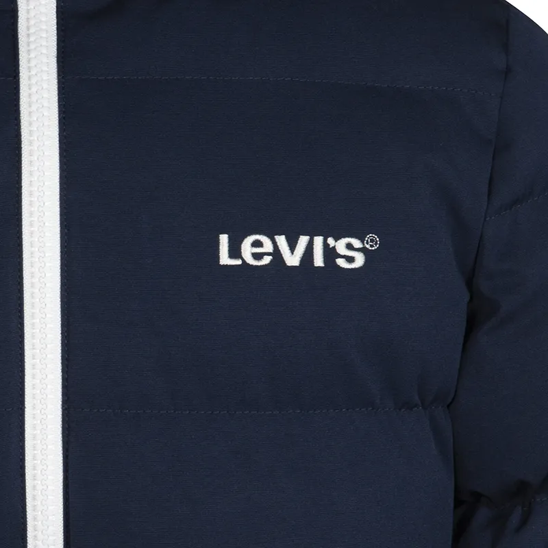 Doudoune longue Enfant Mix media - Dress Blues-4