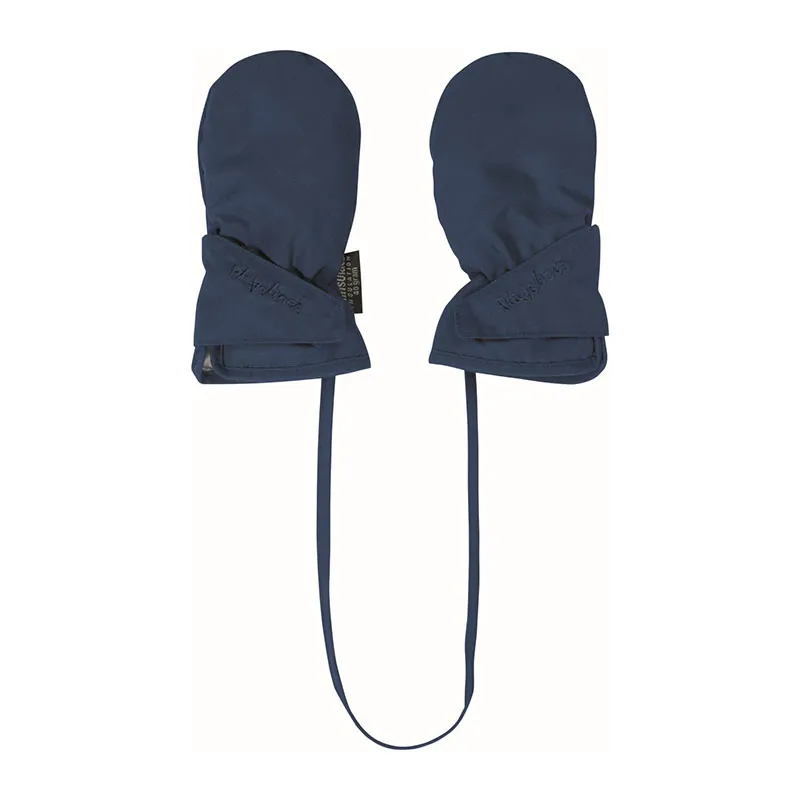 Moufles ski avec cordon - Marine-0