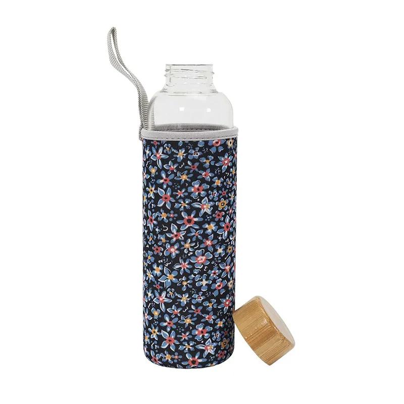 Coffret bouteille en verre + couverts - 50cl-3