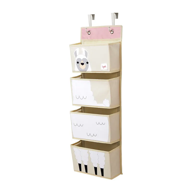Rangement mural en tissu Lama - 94x35cm-2