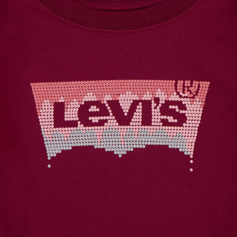 T-shirt ML Meet & Greet Glitter Junior BIO - Rhododendron levis-3