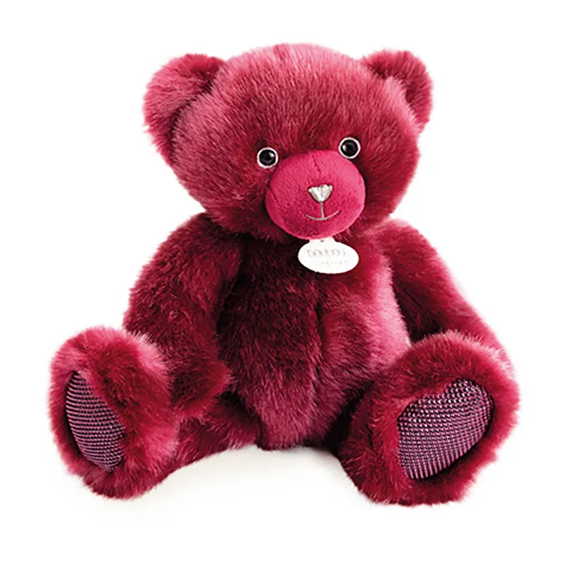 Peluche Ours Collection Bois de rose - 30cm-0