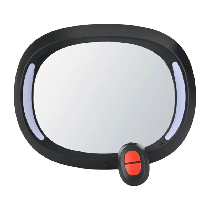 Miroir Luxury LED bébé siège arrière - Noir-3