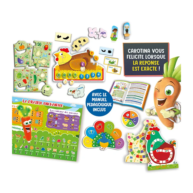 Laboratoire 50 jeux Carotina Super - 36m+-2