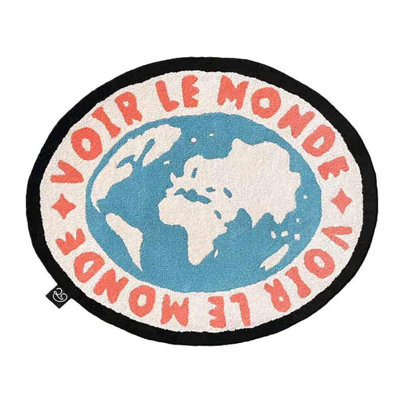 Tapis Monde - 72x87 cm-0