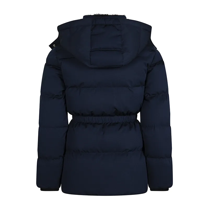 Doudoune longue Enfant Mix media - Dress Blues-1