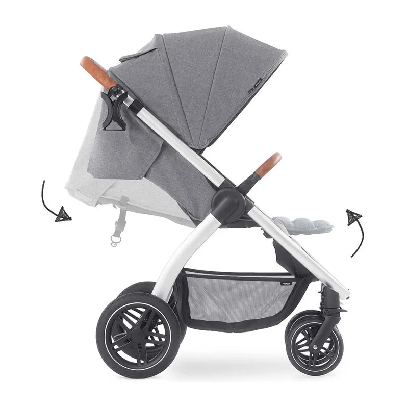 Poussette Shopper Uptown Mélange Gris - 0m+-6