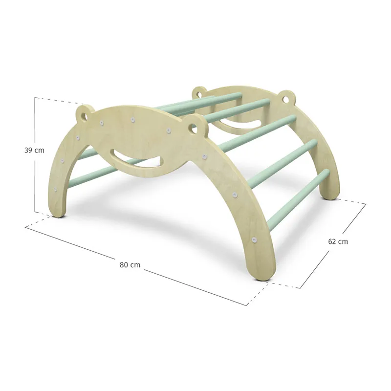 Arche d'escalade Grenouille Pikler - 24m+-6